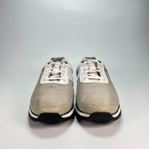 FootJoy HyperFlex White Grey Athletic Lace Up Trainer Golf Shoes Men\'s Size 11M